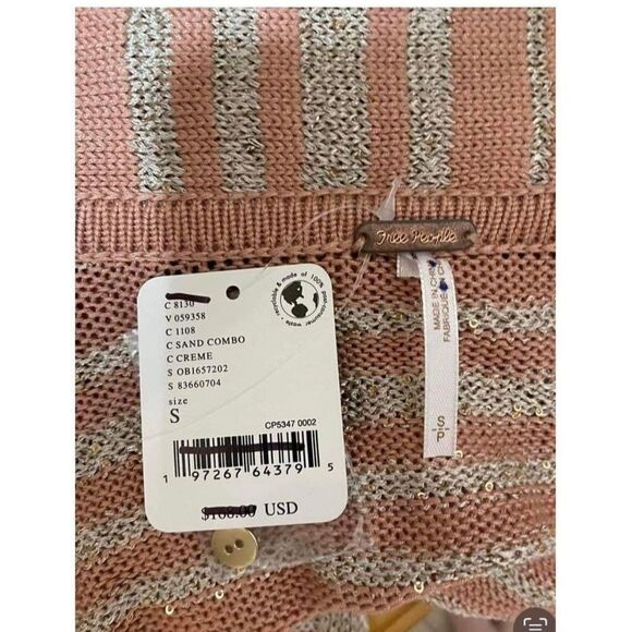 Free People Beach Bash Sweater Set Size S - Picture 8 of 8